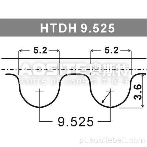 Correia dentada para a propriedade Opel Astra f